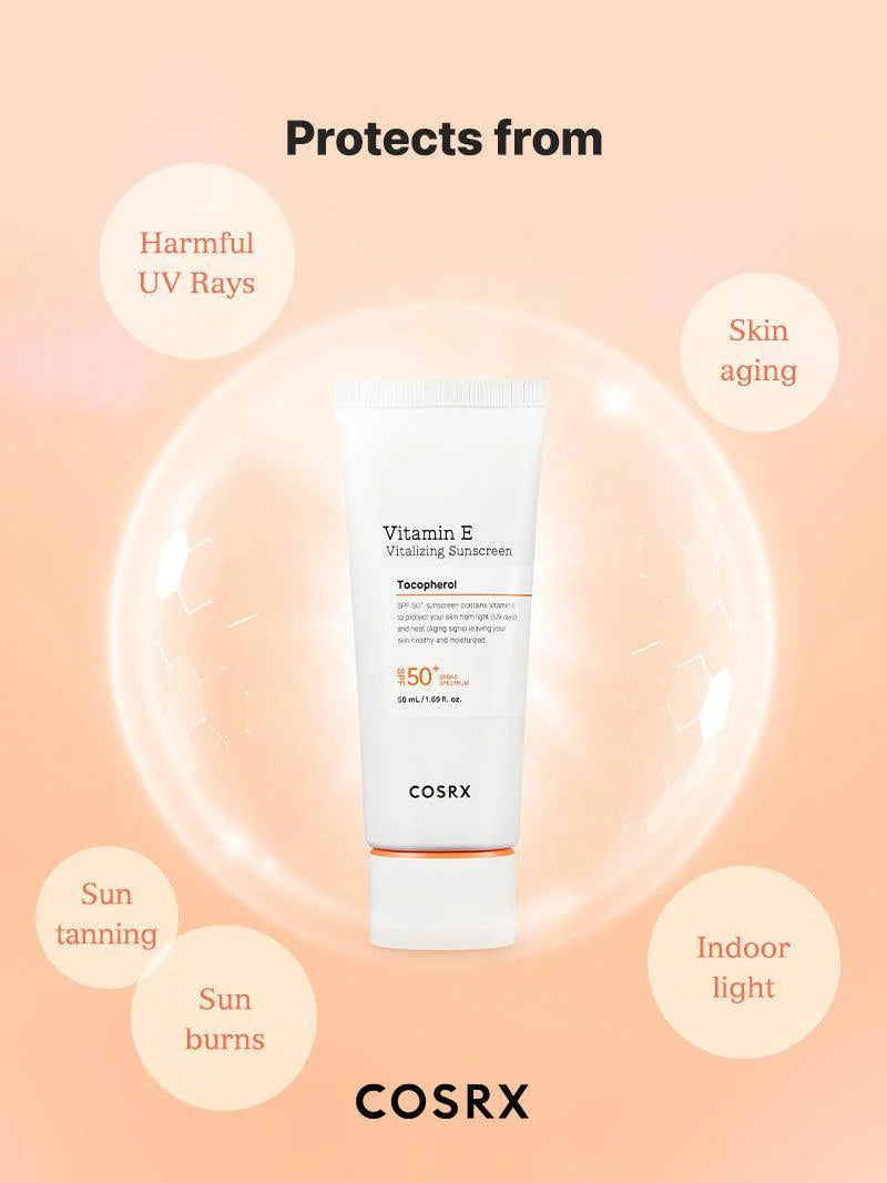 COSRX Vitamin E Vitalizing Sunscreen SPF 50+ 50ml