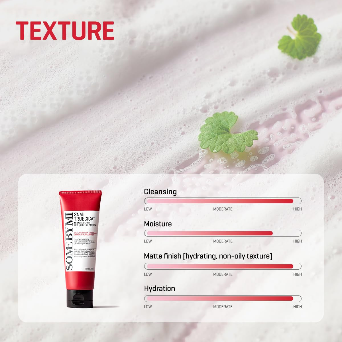 Some By Mi - Snail Truecica Miracle Repair Low pH Gel Cleanser – 100 ML