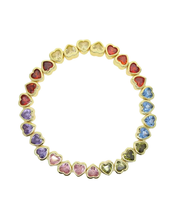 Sonrisa Ombre Hearts Bracelet