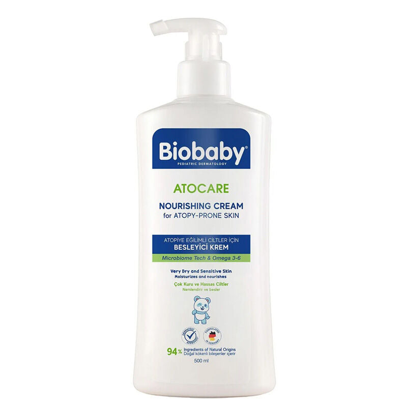 Biobaby Atocare Nourishing Cream Very Dry & Sensitive Skin 500ML