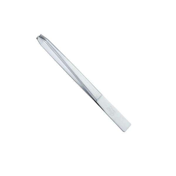 Credo Solingen Tweezer Bent Matt Chromium 3inches