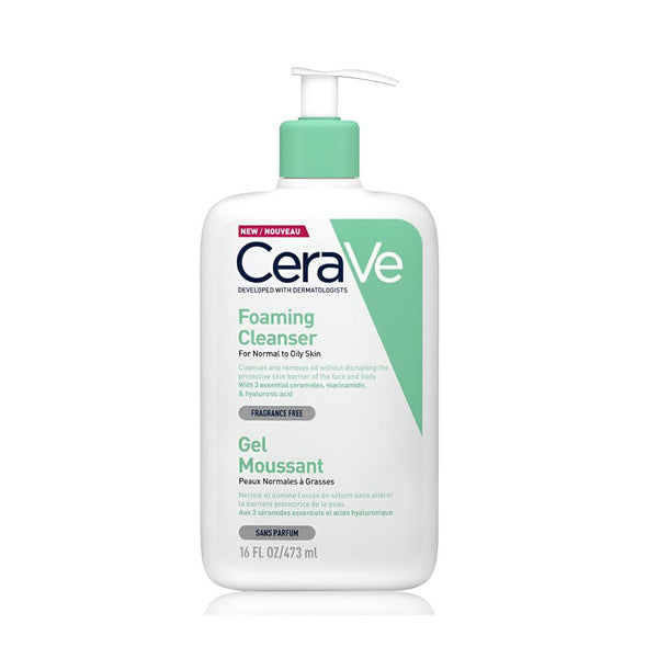 Cerave Foaming Cleanser For Normal to Oily Skin 473ml
