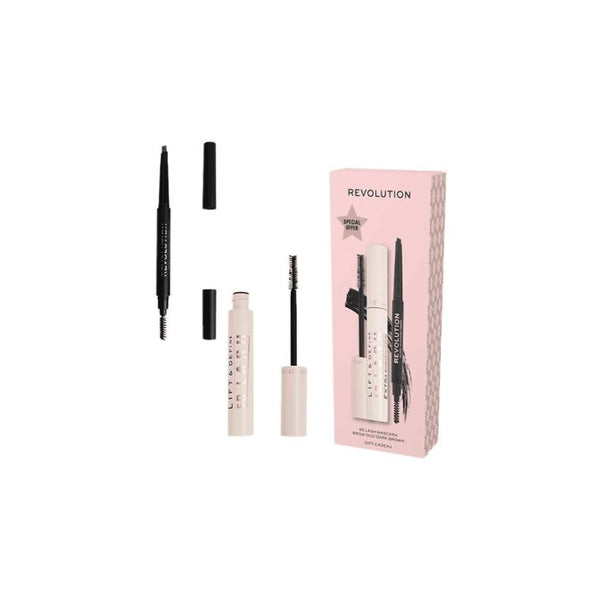 Revolution 5D Lash Mascara & Duo Brow Dark Brown