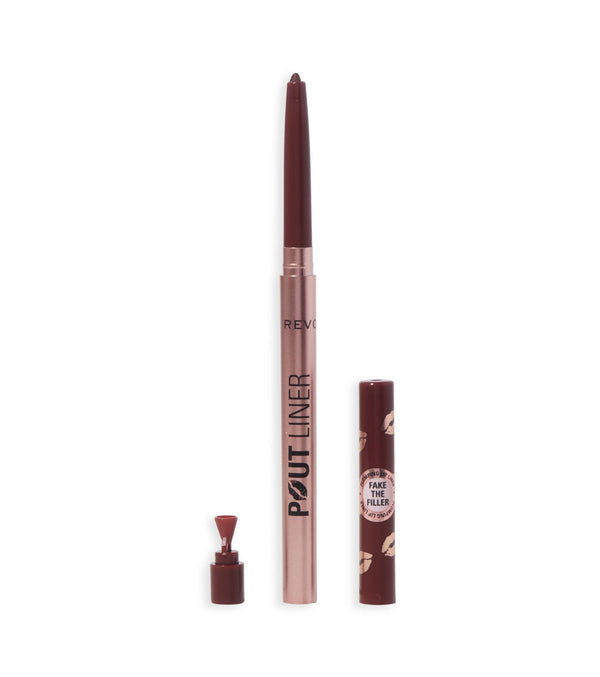 Revolution Pout Bomb Plumping Lip Liner Cookie Warm Brown