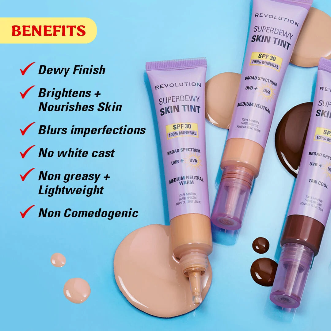 كريم تينت سانديو سوبر ديوي بعامل حماية SPF30 من ريفولوشن