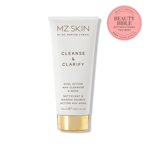 Mz Skin Cleanse & Clarify Dual Action AHA Cleanser & Mask 100ml
