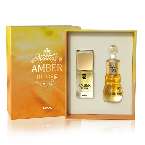 Ajmal Amber  In Love Edp 14ML + Concentrated Perfume Oil 12ML