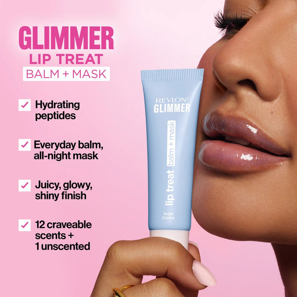 Revlon Glimmer Lip Treat Balm + Mask