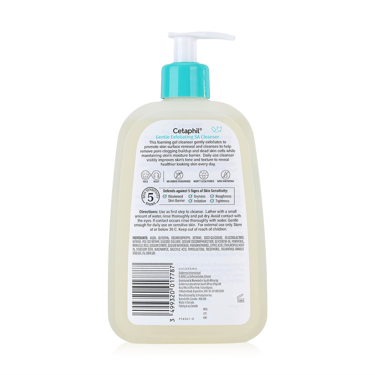 Cetaphil Gentle Exfoliating SA Cleanser 473ml