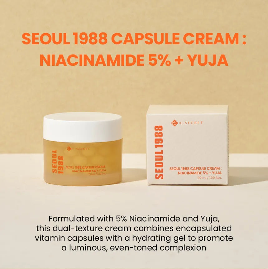 K-SECRET Seoul 1988 Capsule Cream Niacinamide 50ml