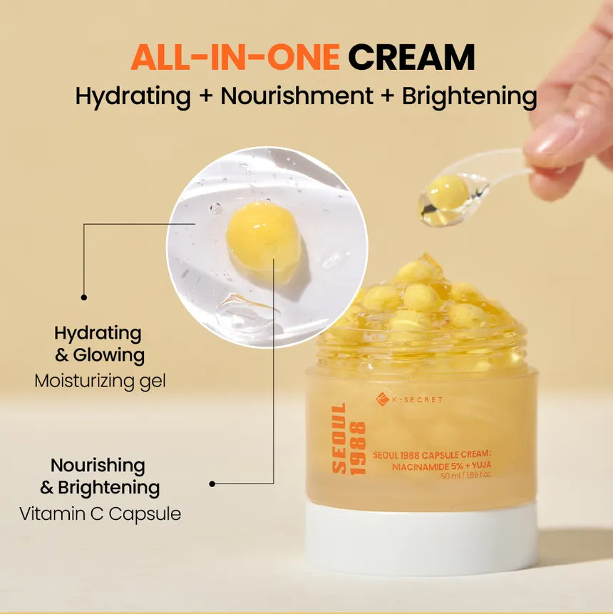 K-SECRET Seoul 1988 Capsule Cream Niacinamide 50ml
