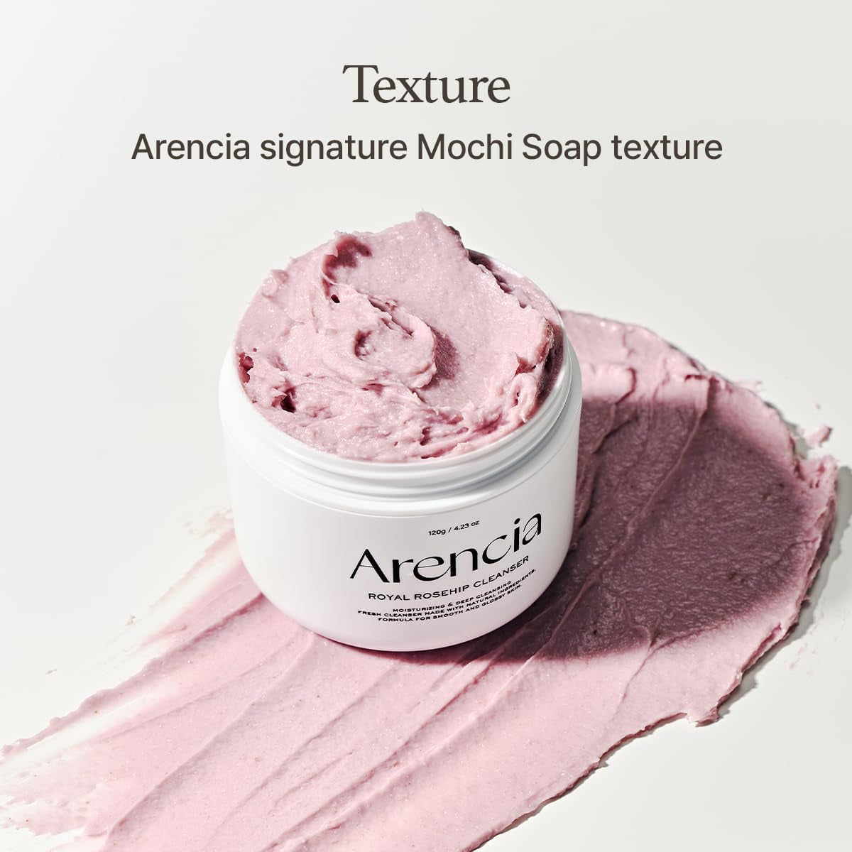 ARENCIA Fresh Rosehip Rice Mochi Cleanser 120g