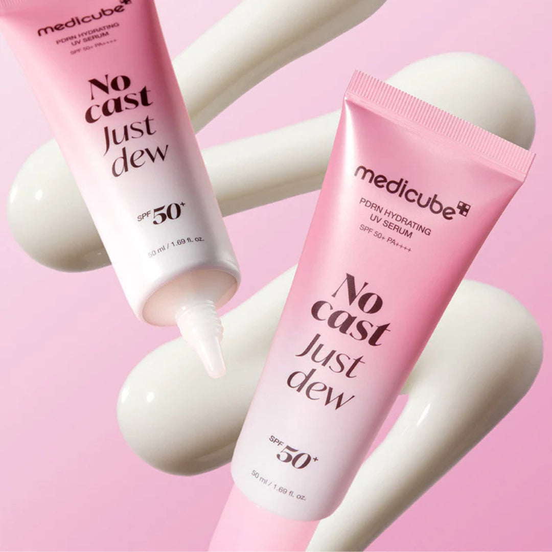 Medicube No Cast Just Dew PDRN Hydrating UV Sun Serum SPF 50+ PA++++ 50ml