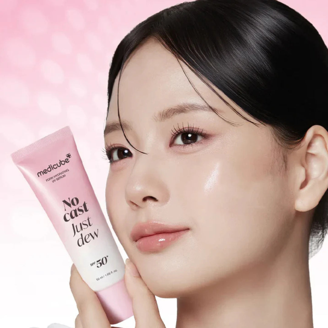 Medicube No Cast Just Dew PDRN Hydrating UV Sun Serum SPF 50+ PA++++ 50ml