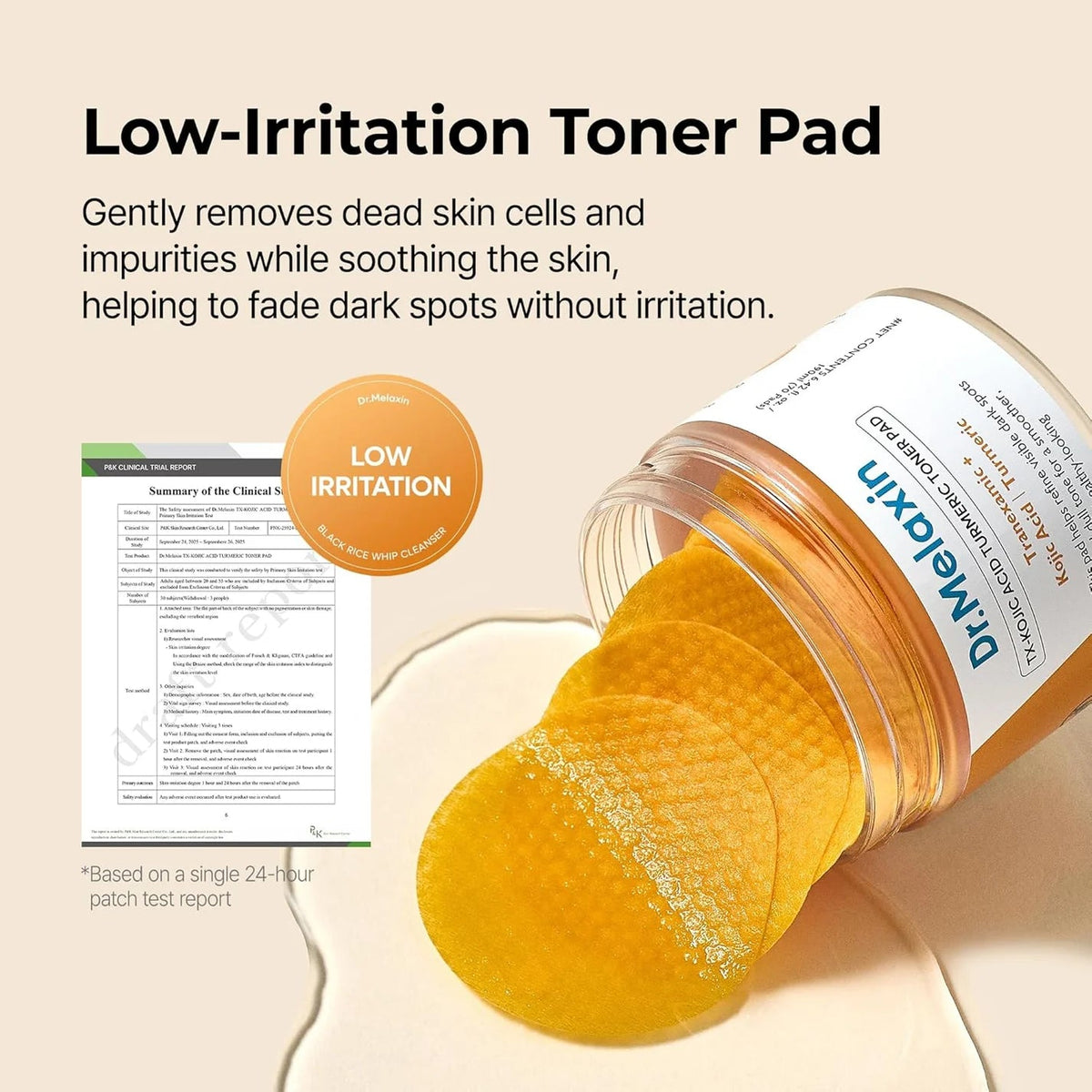Dr.Melaxin TX-Kojic Acid Turmeric Toner Pads 70 Pads