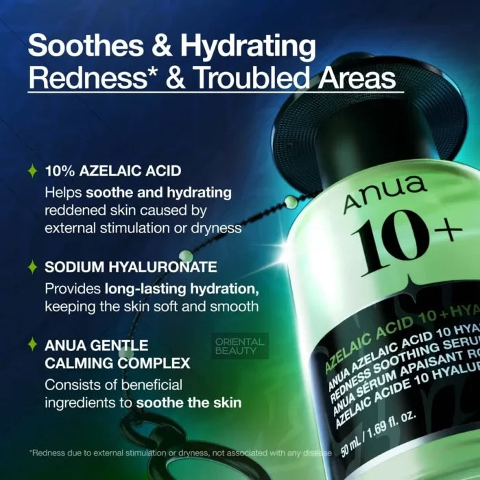 Anua K-Pop Demon Hunters Azelaic Acid 10 Hyaluron Redness Soothing Serum - Limited Edition 50ml