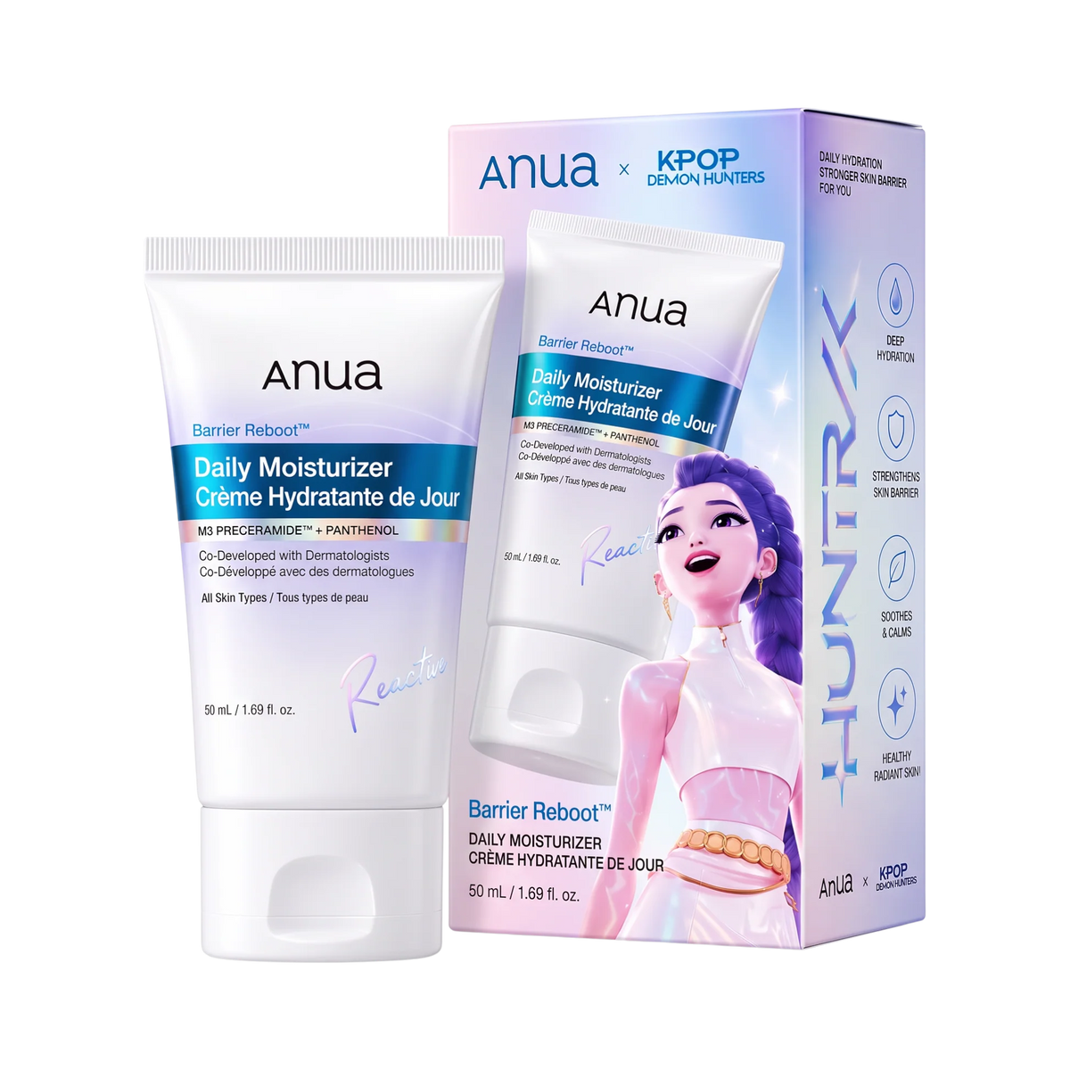 Anua x K-Pop Demon Hunters Barrier Reboot Daily Moisturizer 50ml