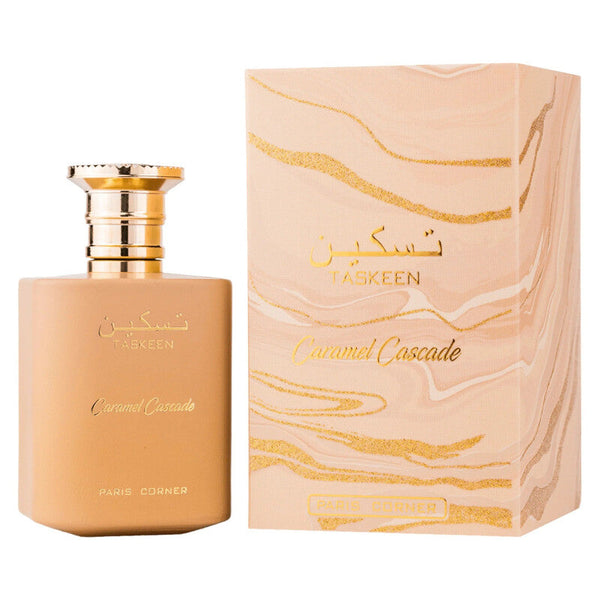 Paris Corner Taskeen Caramel Cascade Eau de Parfum for Unisex 100ml