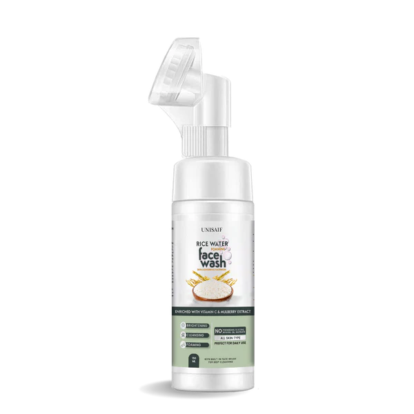 Unisaif Rice Water Foaming Face Wash 150ml