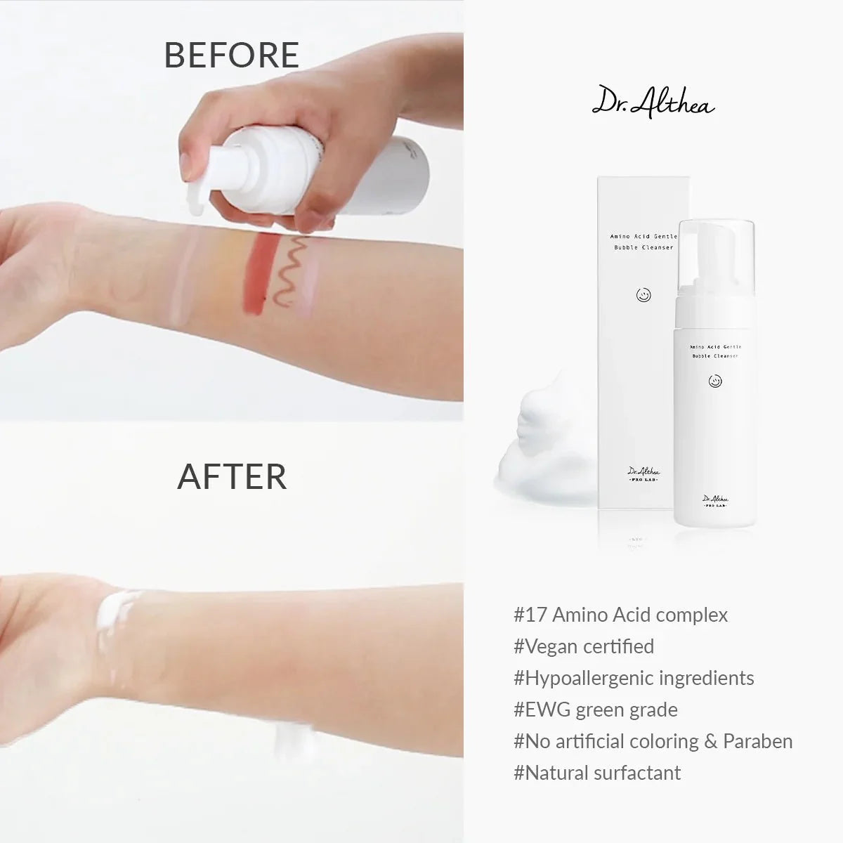 Dr. Althea Amino Acid Gentle Bubble Cleanser 140ml