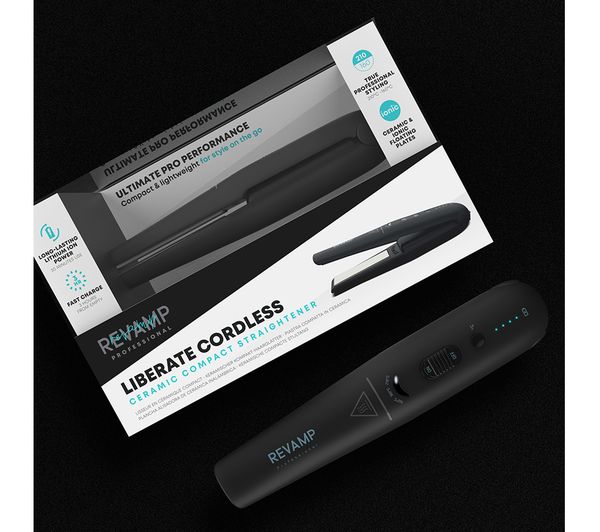 Revamp - Liberate Cordless Compact Hair - Straightener - Black