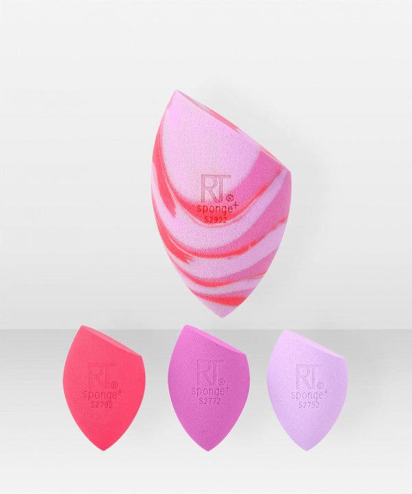 Real Techniques - Berry Pop Miracle Complexion Sponge + Mini sponges