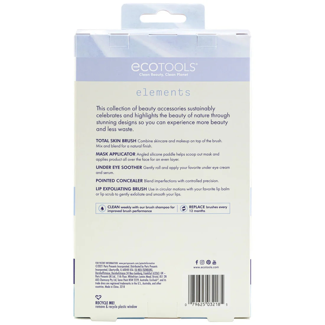 EcoTools - Elements Hydro-Glow Skincare Brush Kit