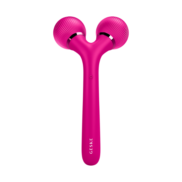 Geske Face Care - Sonic Facial & Body Roller - 4 in 1 Magenta
