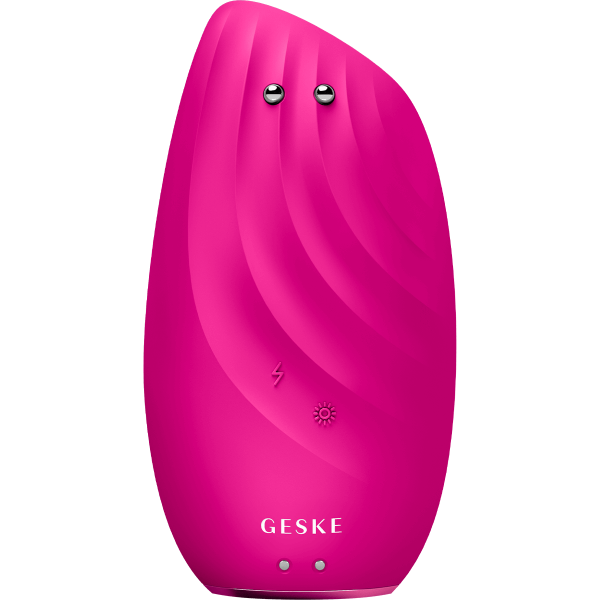 Geske Face Care -  Sonic Thermo Facial Brush & Face lifter - 8 in 1 Magenta