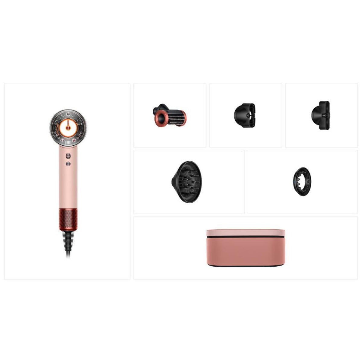 Dyson Supersonic Nural HD16 Hair Dryer (Kanzan Pink / Ceramic Pink)