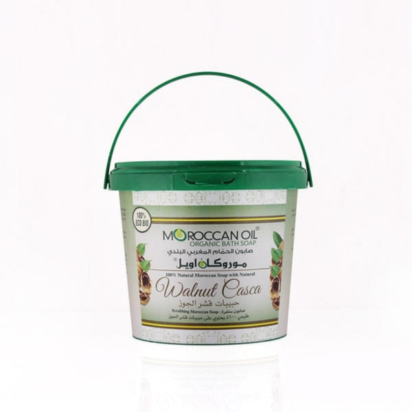 Moroccan Oil Organic Bath Soap Bucket  Walnut Casca  850Ml