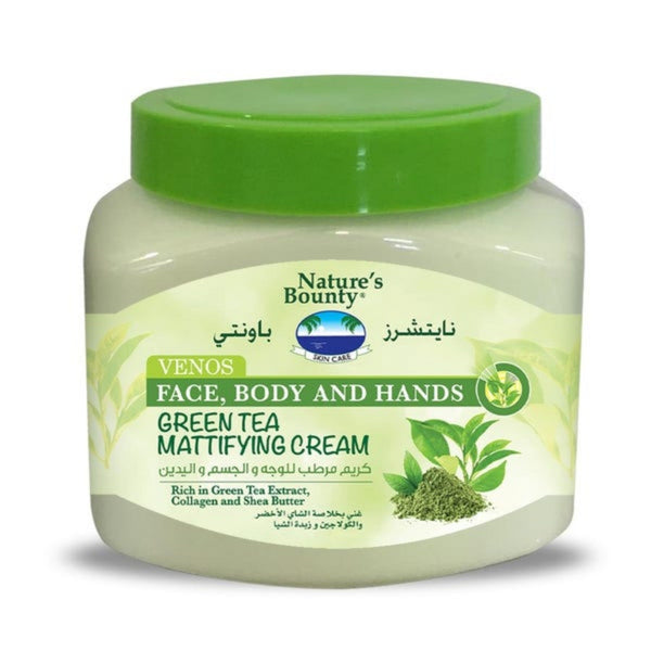 Nature's Bounty Venos Mattifying Cream Green Tea 560ml