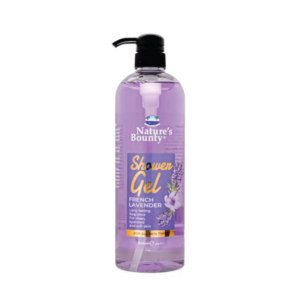 Nature'S Bounty French Lavender Shower Gel  1000Ml