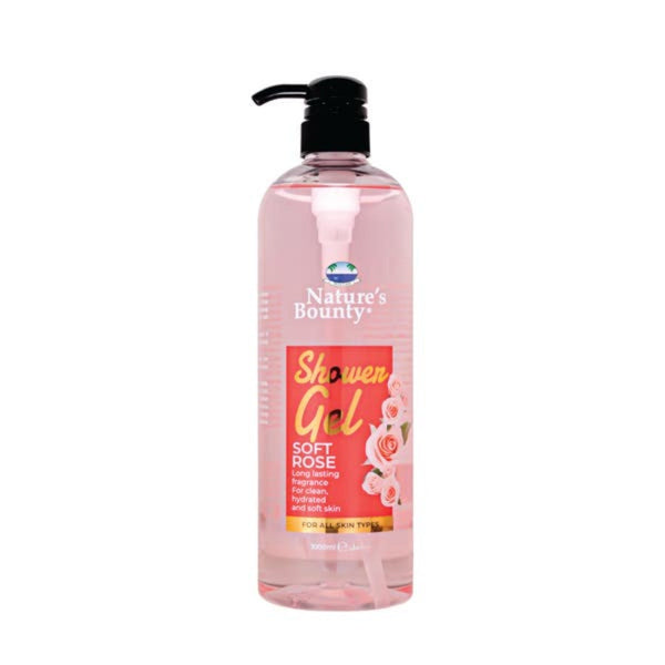 Nature'S Bounty Soft Rose Shower Gel  1000Ml