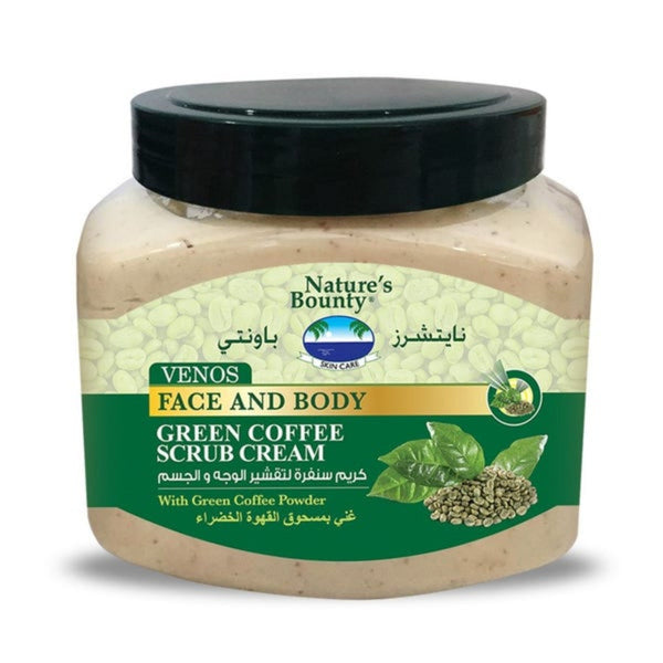 Nature'S Bounty Venos Scrub Cream Green Coffee 560Ml