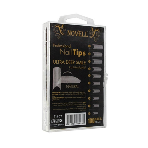 Novell Nail Tip Natural 100 Tips
