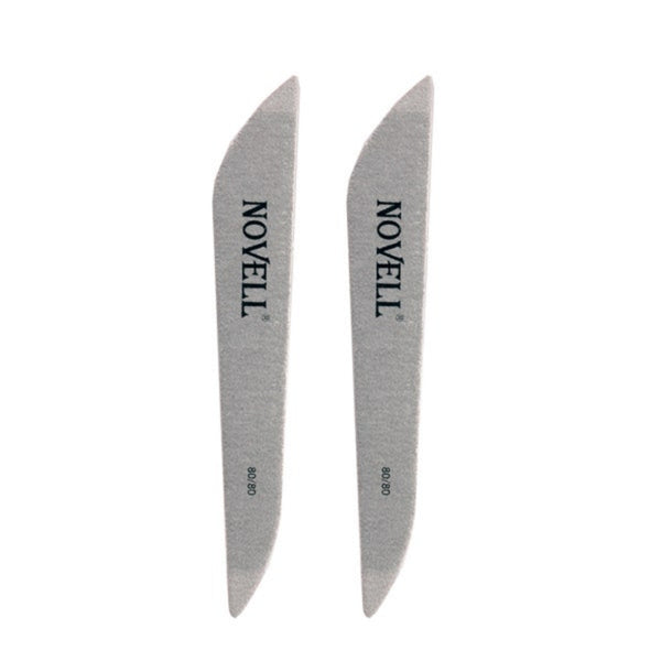 Novell Nail File Wing Zebra 80/80 - 2pcs Pack