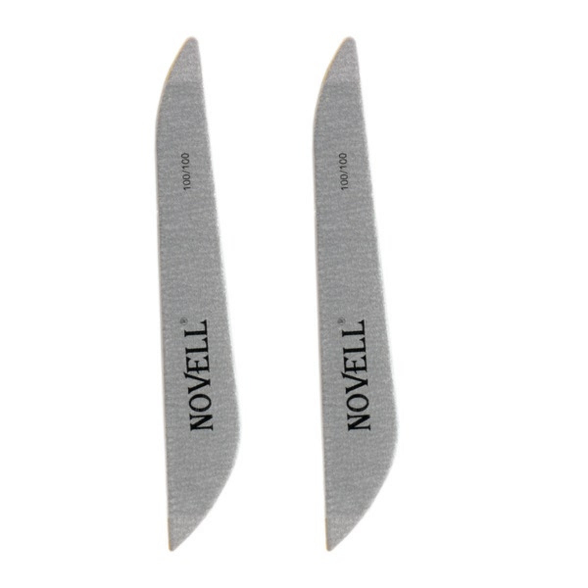 Novell Nail File Wing Zebra 100/100 - 2pcs Pack