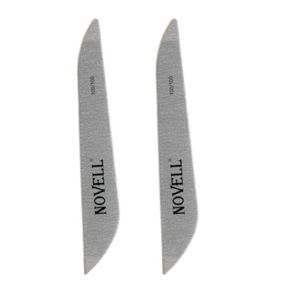 Novell Nail File Wing Zebra 100/100 - 2pcs Pack