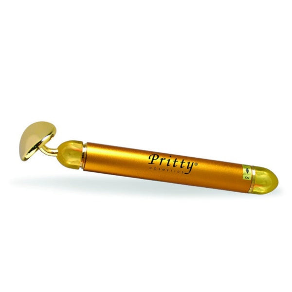 Pritty Curved Facial Massager - Gold