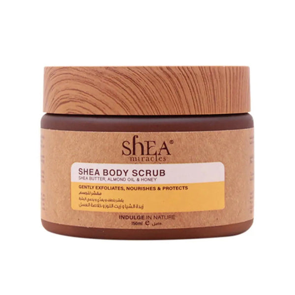 Shea Miracles Shea Body Scrub Almond Oil & Honey 150Ml