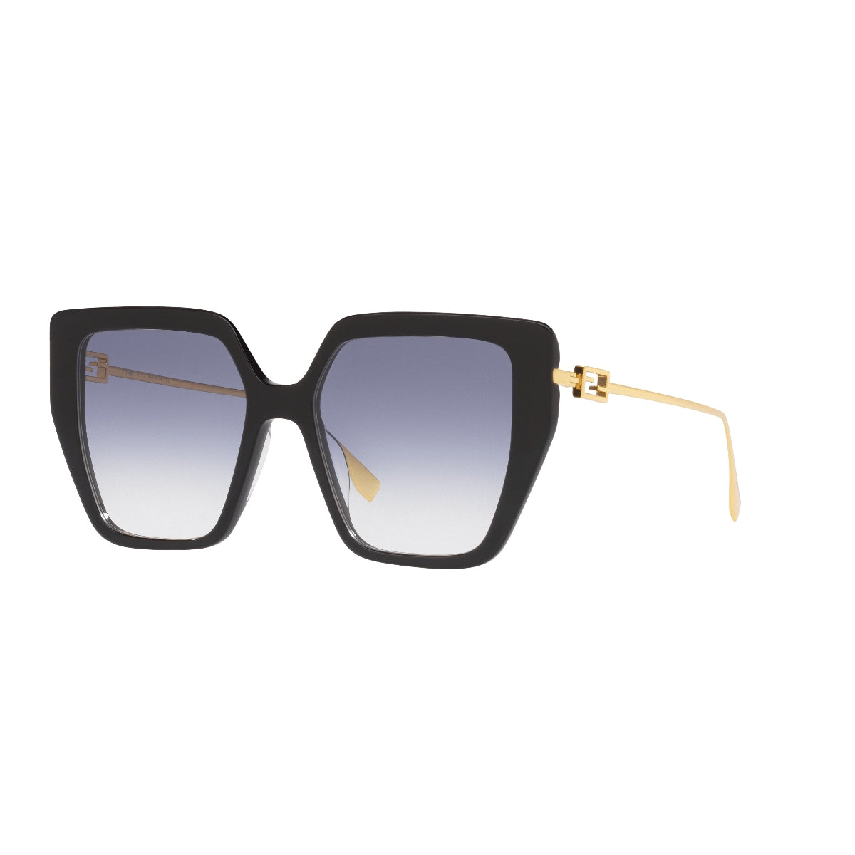 نظارة شمسية نسائية FENDI-FE40012U-01B مقاس 55