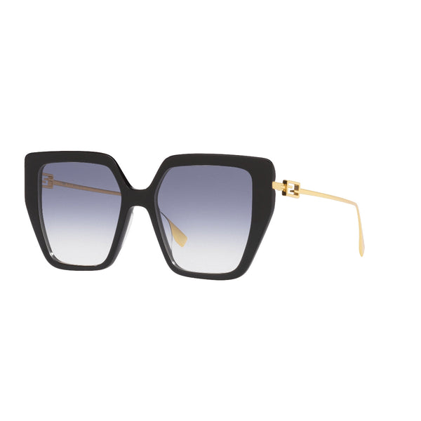 نظارة شمسية نسائية FENDI-FE40012U-01B مقاس 55
