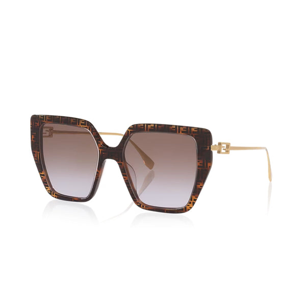 نظارة شمسية نسائية من فندي FE40012U-55F، مقاس 55