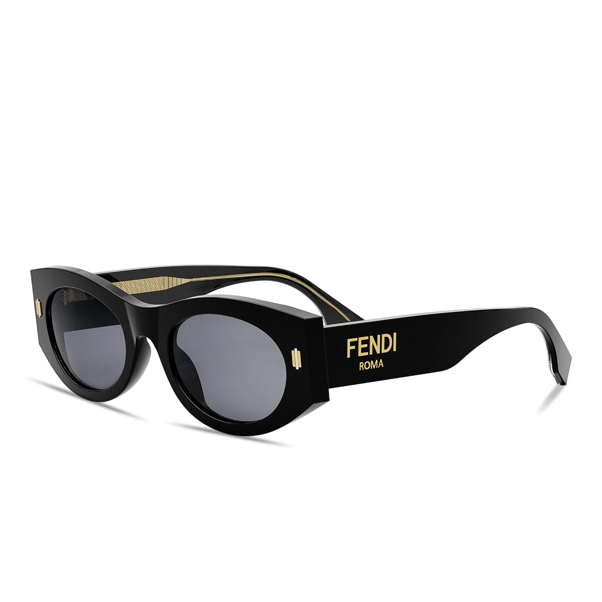 نظارات شمسية نسائية FENDI-FE40125l-01V مقاس 52
