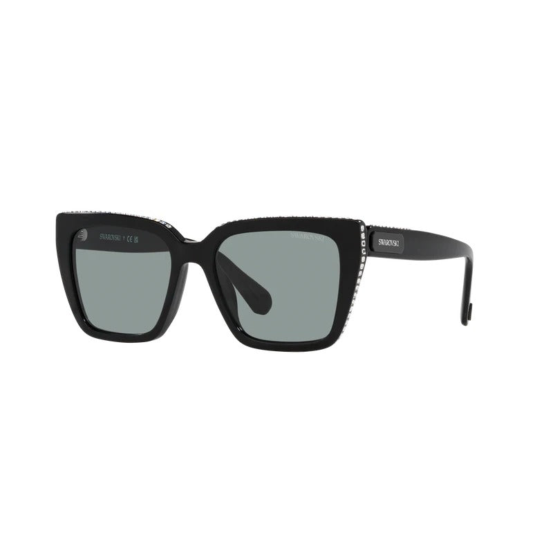 نظارات شمسية نسائية من سواروفسكي SK6013-1010/1، مقاس 54