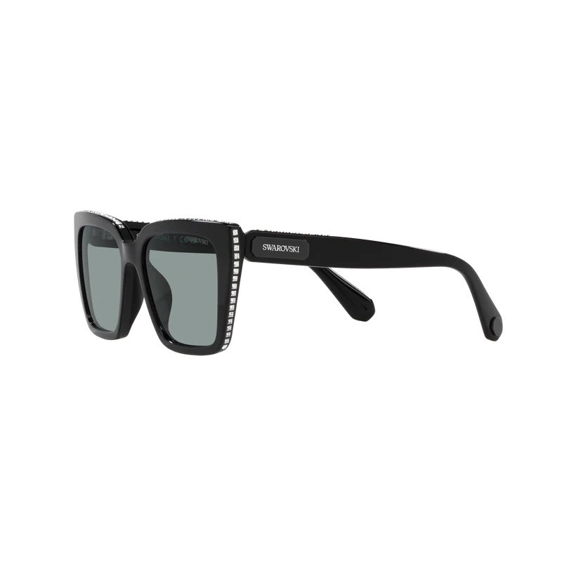 نظارات شمسية نسائية من سواروفسكي SK6013-1010/1، مقاس 54