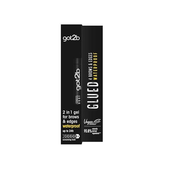 Schwarzkopf Got2b Glued 2-in-1 Styling Gel for Brows & Edges - Waterproof