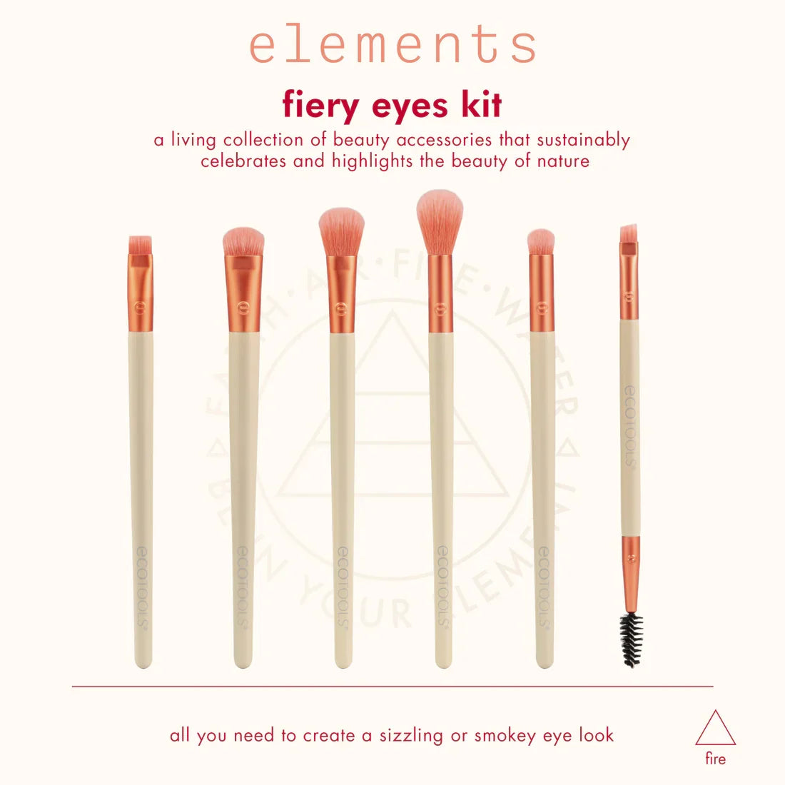 EcooTools - Elements Fiery Eyes Eye Makeup Brush Kit